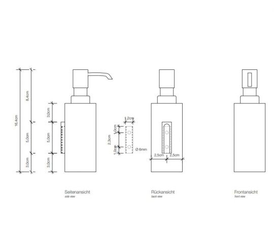 Дозатор для жидкого мыла Decor Walther DW 08475 ФОТО