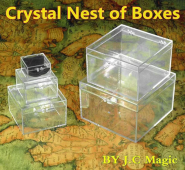 Crystal Nest of Boxes by J.C Magic