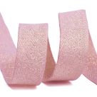 Тесьма киперная металлизированная TBYT 16 мм розовый