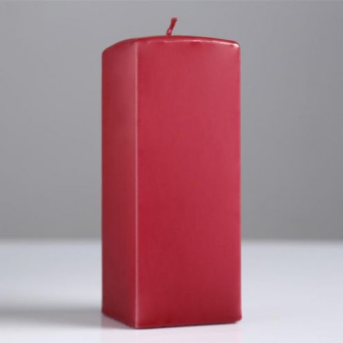 Силиконовая форма для свечи квадратная призма, 6х15 см