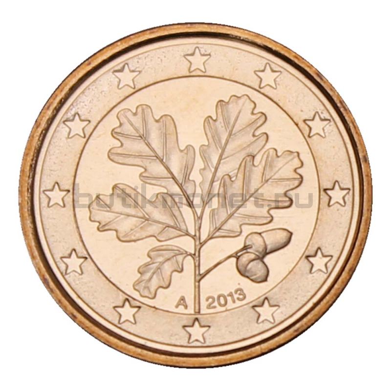 1 евроцент 2013 А Германия