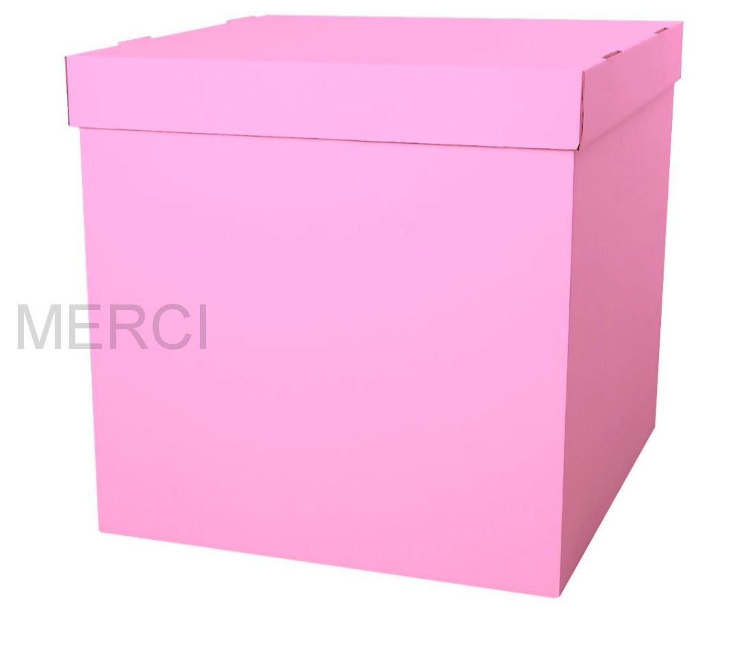 Коробка-сюрприз розовая
