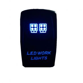 Кнопка включения с подсветкой LED WORK LIGHTS