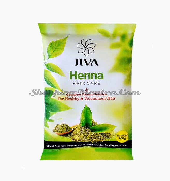 Маска для волос с натуральной хной Джива Аюрведа | Jiva Ayurveda Henna Hair Care