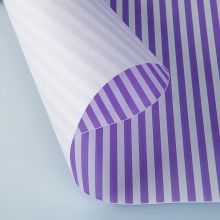 Бумага упаковочная крафт "Полоски фиолетовые", 0,5 х 10 м, 70 г/м² /м2
