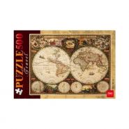 Пазлы-игра "Старинная карта 1660 года", 500 элементов, А2ф 460х340мм (арт. 500ПЗ2_12413)