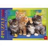 Пазлы-игра "Дружные котята", 500 элементов, А2ф 460х340мм (арт. 500ПЗ2_08372)