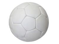 Мяч футбольный, цвет белый. Можно использовать для нанесения логотипов и автографов, артикул 12687