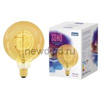 Лампа светодиодная Soho LED-SF02-5W/SOHO/E27/CW GOLDEN GLS77GO золотая TM Uniel