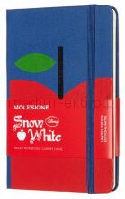 Книжка зап.Moleskine Pocket SNOW WHITE Apple линейка LESNMM710AP