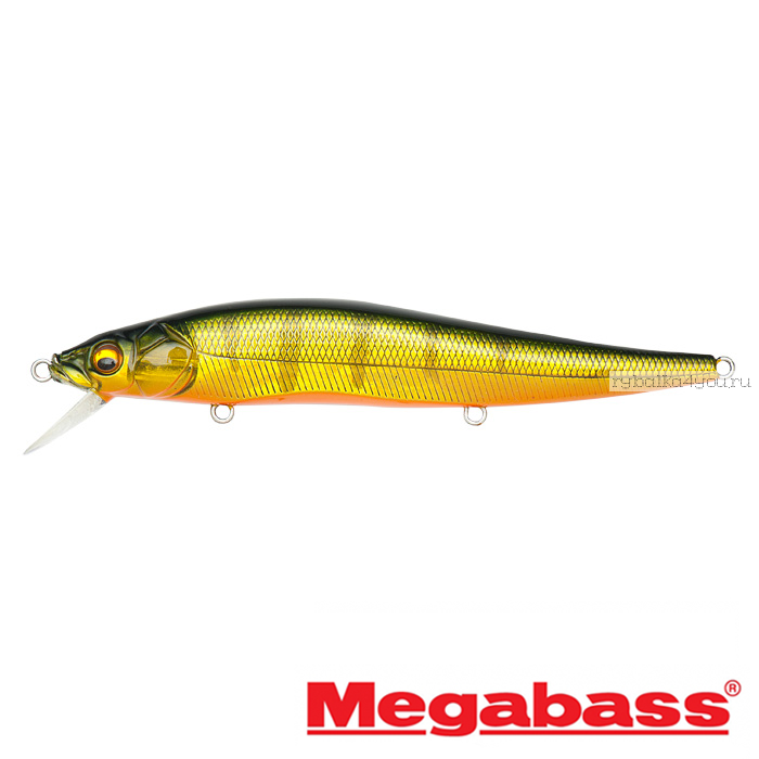Воблер Megabass Vision Oneten Hi-Float 110мм / 14 гр / Заглубление: 1,2 - 1,8 м / цвет: GG Kasumi Tiger HF