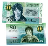 50 dollars (долларов) - Фродо. Властелин колец. Новая Зеландия (Frodo Baggins. New Zeland). 2021 UNC Oz ЯМ