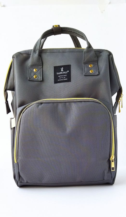 Рюкзак для мам с USB портом графит