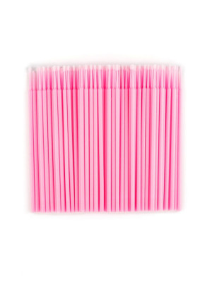 Микробраши, Цвет Розовый, 100 шт/пакет