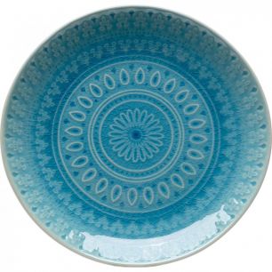 Тарелка Sicily, коллекция "Сицилия" 21*21*3, Керамика, Голубой