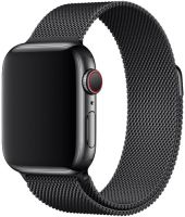 Ремешок миланская петля для часов Apple Watch 42/44mm Черный