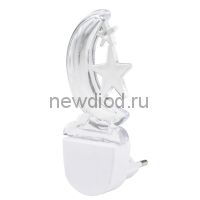 Светильник-ночник Месяц/White DTL-315 без выключателя белый ТМ Uniel