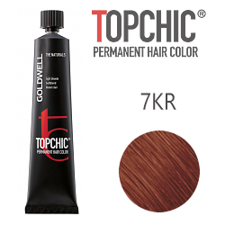 Goldwell Topchic 7KR - Стойкая краска для волос - Медный красный блондин 60 мл.