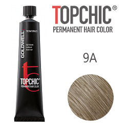 Goldwell Topchic 9A - Стойкая краска для волос - Очень светло-русый пепельный 60 мл.