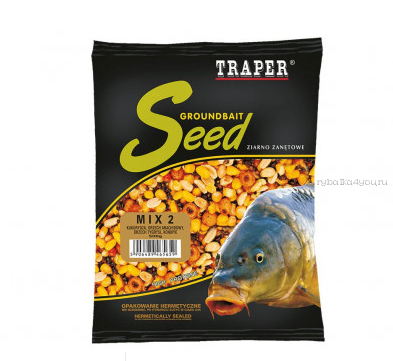 Seeds MIX 2 TRAPER (Трапер) 0,5кг Микс кукуруза арахис тигровый орех конопля