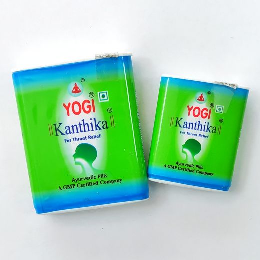 Гранулы от боли в горле и для свежего дыхания Йоги Кантика | Yogi Kanthika | 140 гранул