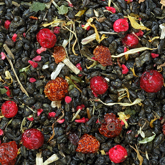 Дары природы - зеленый чай с натуральными добавками