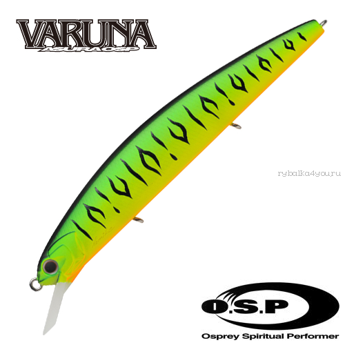 Воблер OSP Varuna 110F 110 мм / 14,2 гр / Заглубление: 0,5 - 1,8 м / цвет: M14 (JP)
