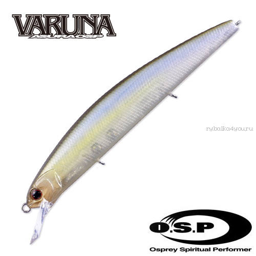 Воблер OSP Varuna 110F 110 мм / 14,2 гр / Заглубление: 0,5 - 1,8 м / цвет: P23 (JP)