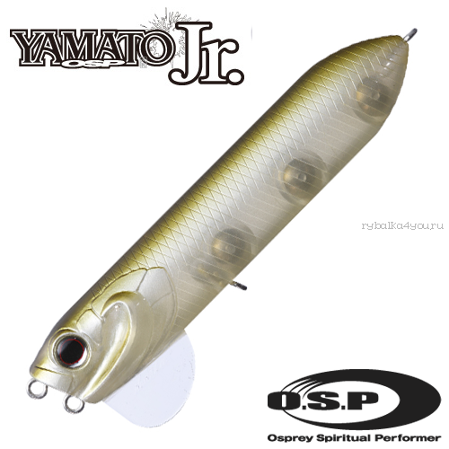 Воблер OSP Yamato Jr 94 мм / 18 гр / Заглубление: 0 - 0,5 м / цвет: G01