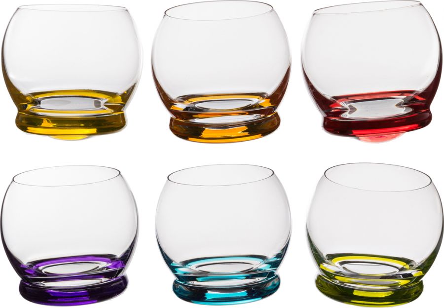 Набор стаканов "Crazy" 390 мл., h=9 см., 6 шт.