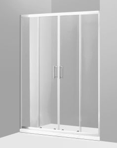 Душевая дверь Oporto Shower A-57 160x185 см прозрачное стекло