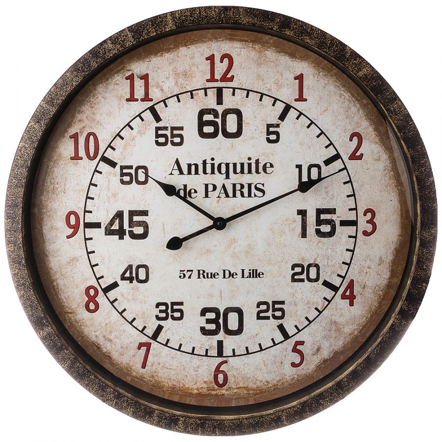 Часы настенные кварцевые "Antiquite De Paris" 67 см