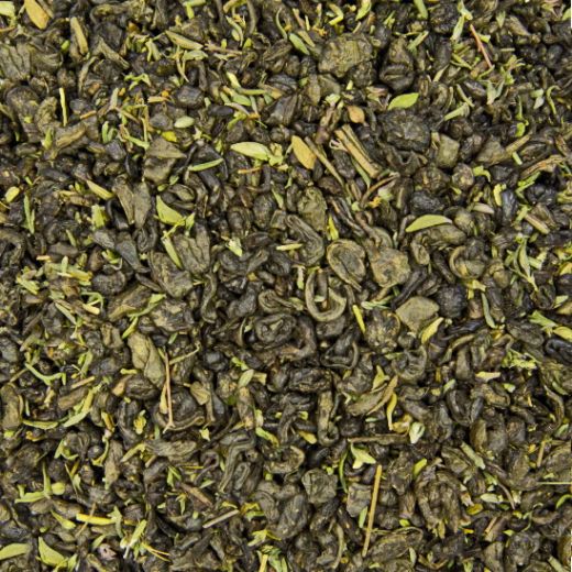 С чабрецом - китайский зеленый чай с натуральными  добавками