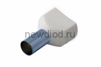 Наконечник штыревой втулочный изолированный F-14 мм 2х16 мм² (НШВи(2) 16-14/НГи2 16-14) слоновая кос