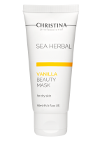 Ванильная маска красоты на основе морских трав для сухой кожи Ваниль для лица Christina (Кристина) 60 мл