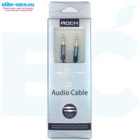 Купить AUX кабель Rock Audio Cable 1м в Москве в интернет магазине аксессуаров для смартфонов elite-case.ru
