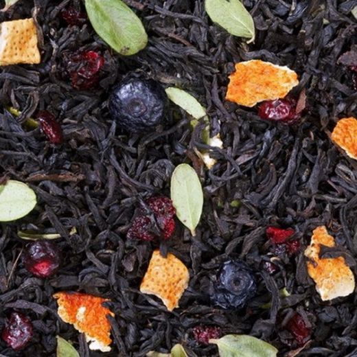 Зимняя вишня - черный чай с натуральными добавками