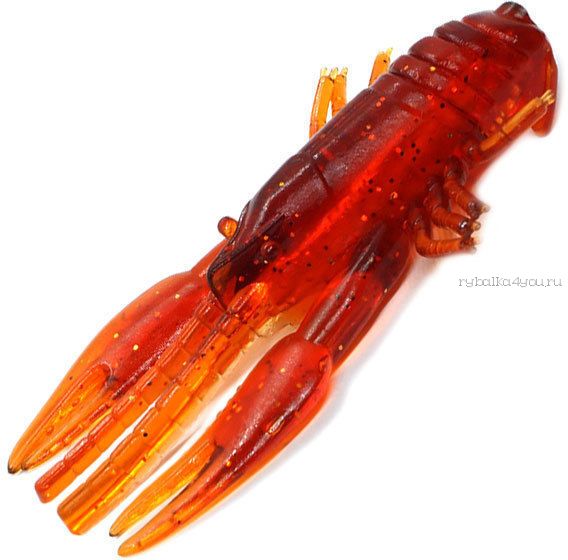 Силиконовая приманка Kosadaka Crayfish 6.3см Цвет: MOS (уп - 5шт)