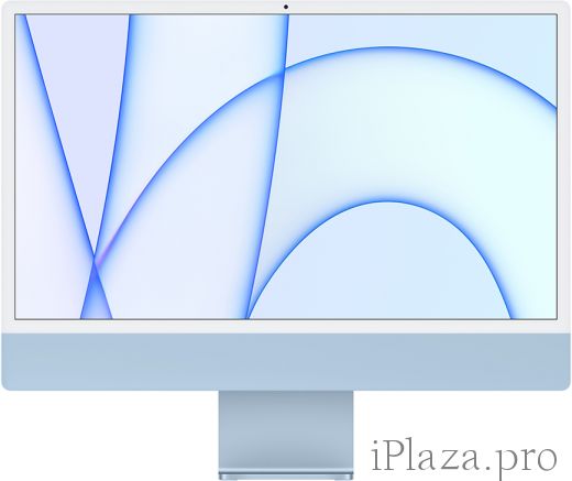 Apple iMac 24" Retina 4,5K, M1 (8C CPU, 7C GPU), 8 ГБ, 256 ГБ SSD, синий, MJV93RU/A