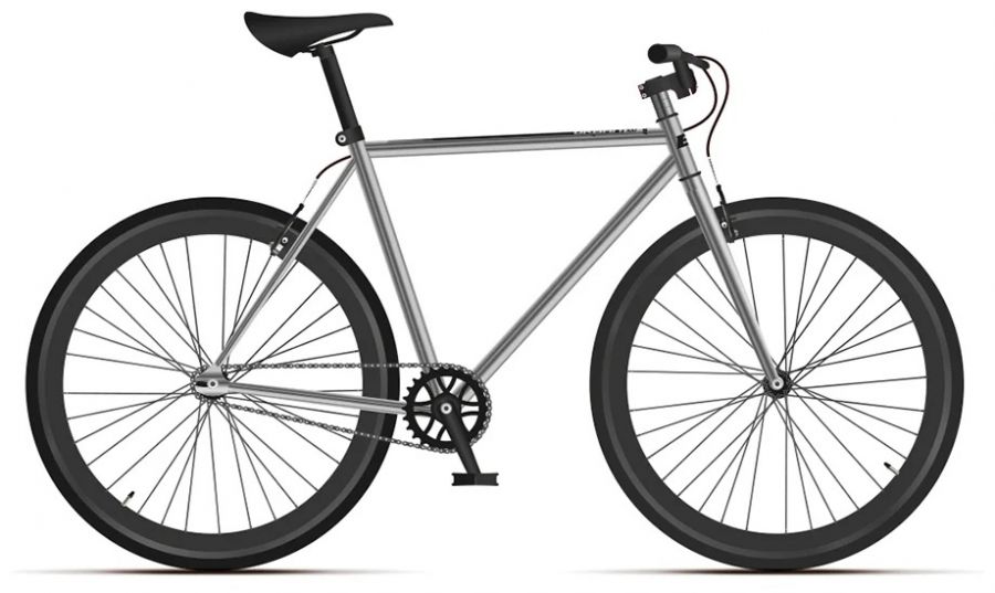 Велосипед Black One Urban 700 Серебристый/чёрный 21" HD00000467