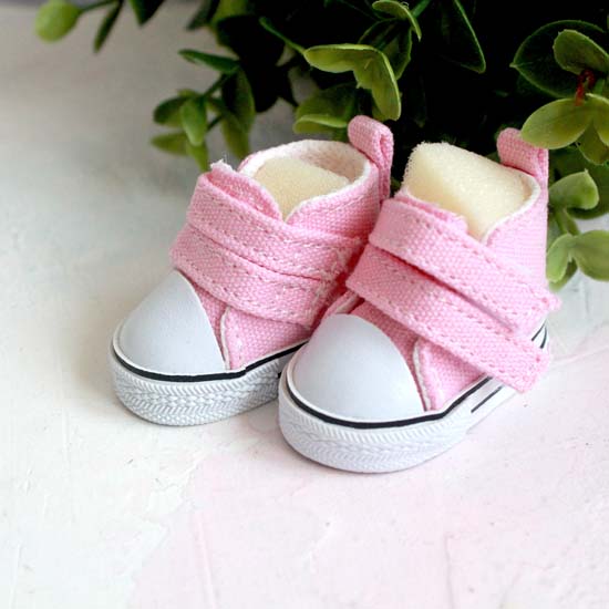 Обувь для кукол ЛЮКС - кеды 5 см (розовый)
