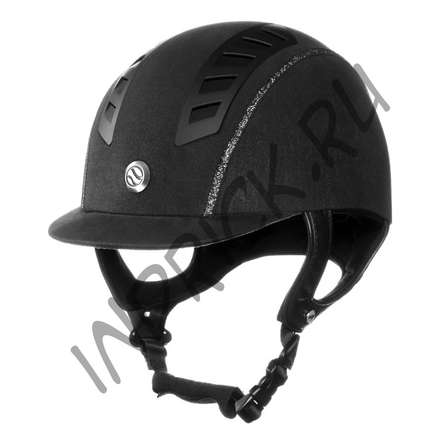Шлем для верховой езды EQ3 Черная Замша