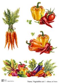 Vegetables set 1