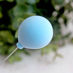Аксессуар для куклы - Воздушный голубой шарик