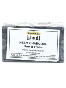Мыло khadi с бамбуковым углем и нимом