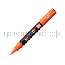 Маркер декоративный UNI POSKA 0,7мм оранжевый PC-1M