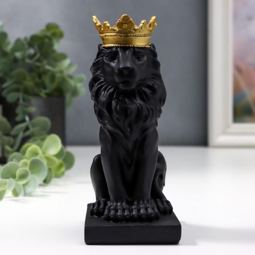 Силиконовая форма "Лев в золотой короне" 13,8х5,8х8 см