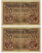 Германия - 20 марок 1918 год (Веймарская республика)