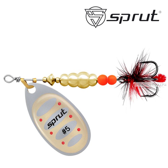 Блесна Вращающаяся "Sprut" Alba Ball System Spinner #5 (19g/PTG)