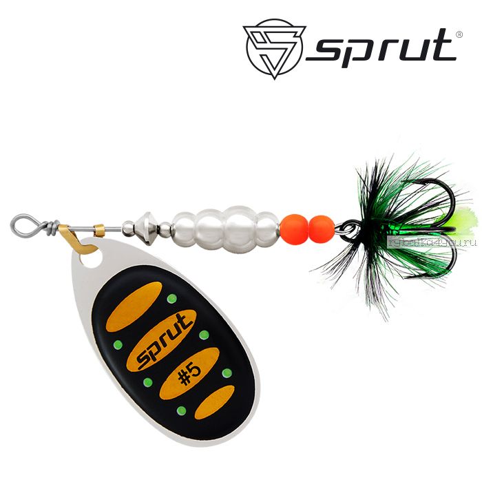 Блесна Вращающаяся "Sprut" Alba Ball System Spinner #5 (19g/SBKO)